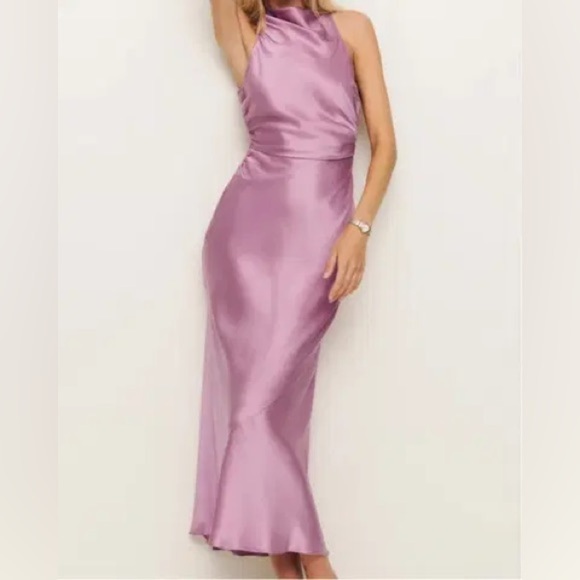 Reformation Dresses & Skirts - NEW Reformation Casette Silk Dress Size 10 B592